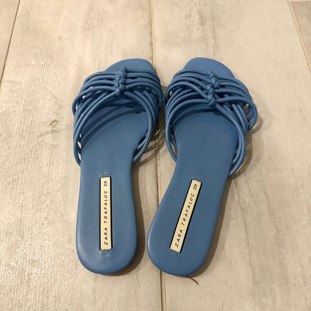 Zara Women's Blue Sandals